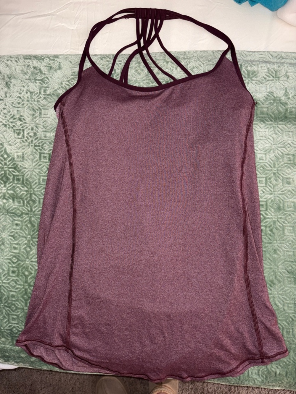 Lululemon Strappy Active Tank Top - Plum